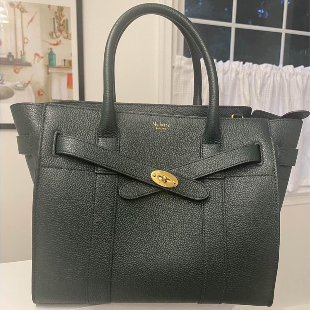 Mulberry Bag - Small Zipped Bayswater Leather Satchel